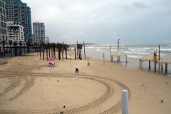 Stranden i centrala Tel Aviv.