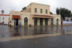 Gamla tågstationen i Neve Tzedek. Tel Avivs äldsta stadsdel.