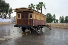 Gamla tågstationen i Neve Tzedek. Tel Avivs äldsta stadsdel.