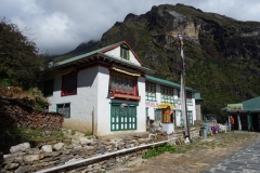 Ama Dablam Lodge and Restaurant längs EBC-trekken mellan Namche Bazaar och Tengboche.