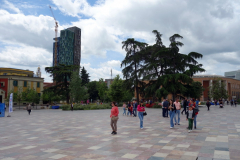 Skanderbeg Square, Tirana.