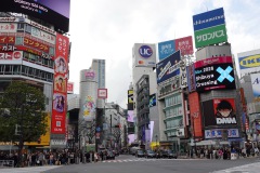 Shibuya Crossing, Shibuya, Tokyo.