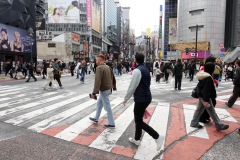 Gatuscen i Shibuya, Shibuya, Tokyo.