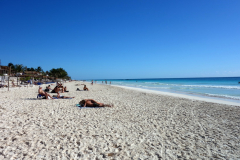 Absolut världsklass. Stranden Playa Las Palmas, Tulum.