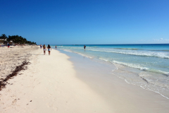 Absolut världsklass. Stranden Playa Las Palmas, Tulum.