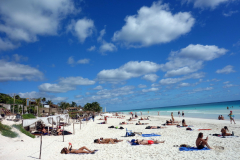 Absolut världsklass. Stranden Playa Las Palmas, Tulum.