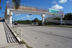 Federal Highway 307 vid avfarten ner till Akumal.