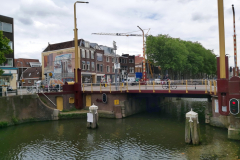 Bro över kanal i centrala Utrecht.