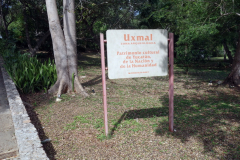 Entrén till ruinstaden Uxmal.