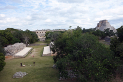 Bollplanen, Nunneklostret och Trollkarlens Pyramid, Uxmal.