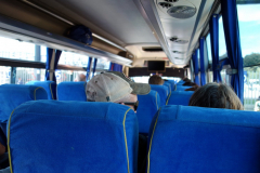 På bussen från Bogotá till Villa de Leyva.
