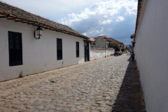 Gatuscen i centrala Villa de Leyva.