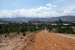 På väg ner till Pozos Azules, Villa de Leyva.