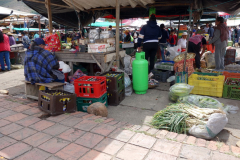 Ölförsäljning på Plaza de Mercado, Villa de Leyva.