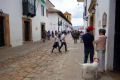 Gatuscen vid Plaza Mayor, Villa de Leyva.