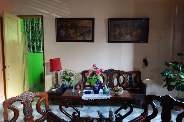 Inredningen på casa particular Los Vitrales – Emma Barretto & Rafael Requejo, Camagüey.