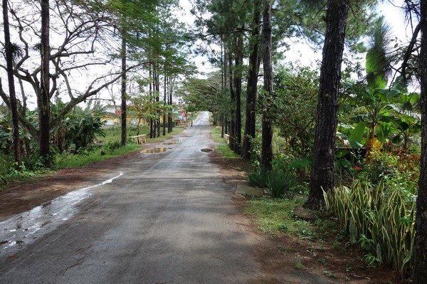 Promenaden från centrala Viñales upp till hotell La Ermita.