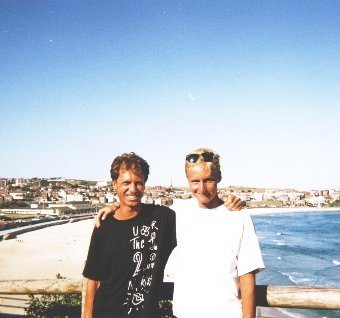 Bondi beach, Sydney, Australien 1991.