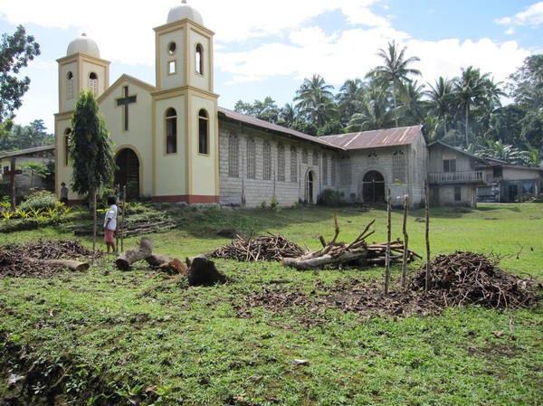 Kyrkan i San Antonio, uppe i bergen på Siquijor.