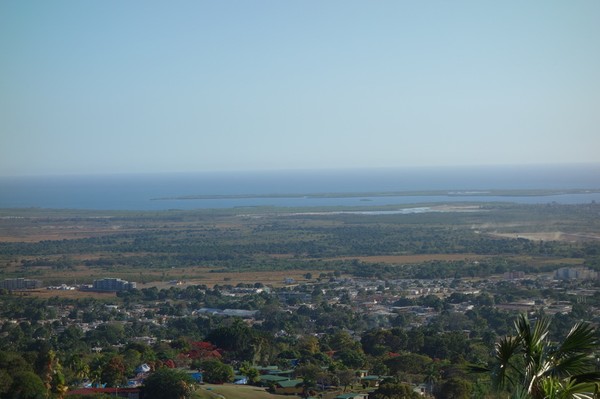 Utsikt över Peninsula de Ancón från berget Cerro de la Vigia, Trinidad.