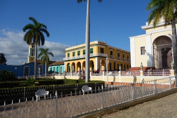 Den magnifika koloniala stadskärnan i Trinidad.