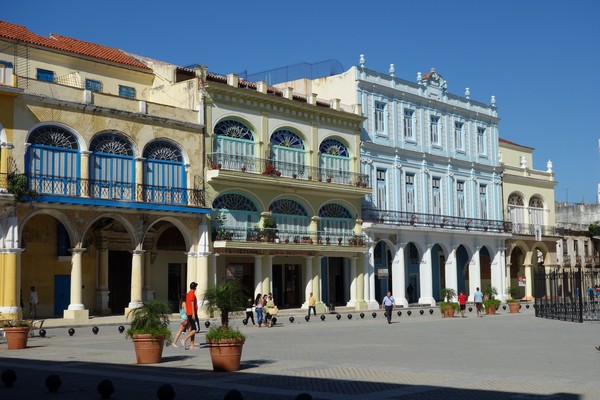 Plaza Vieja, Habana Vieja, Havanna.