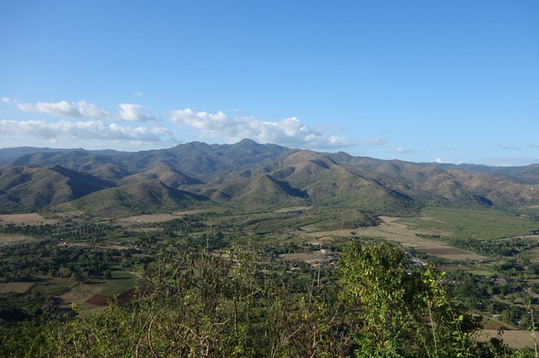Utsikt från berget Cerro de la Vigia, Trinidad.