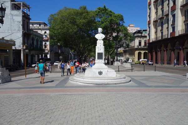 Södra änden av Prado (Paseo de Marti), Centro Habana, Havanna.