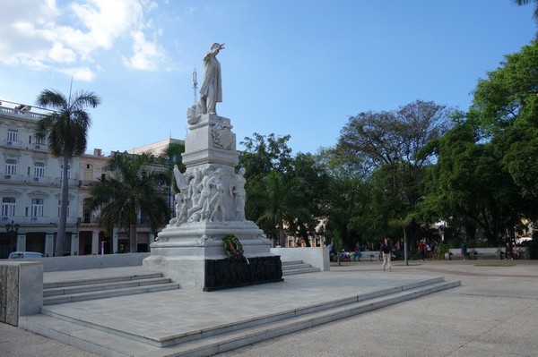 Staty av José Marti, Parque Central, Centro Habana, Havanna.