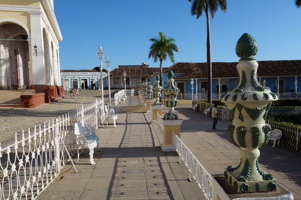 Den magnifika koloniala stadskärnan i Trinidad.