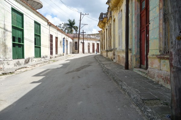 Gatuscen i stadsdelen Regla, Havanna.