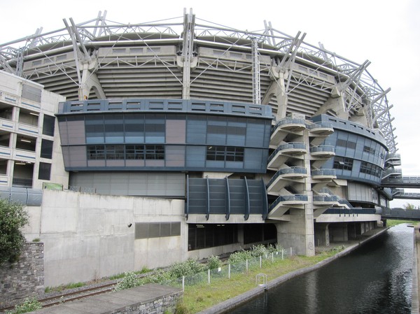 Croke Park Arena, Europas fjärde största med kapacitet på 82 000, Dublin, Irland.