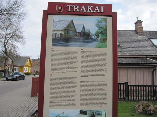 Framme i Trakai efter bussresa från Vilnius, Trakai.