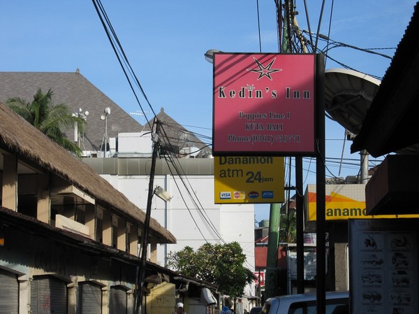 Kedin's Inn Poppies Gang I, Kuta Beach Bali.