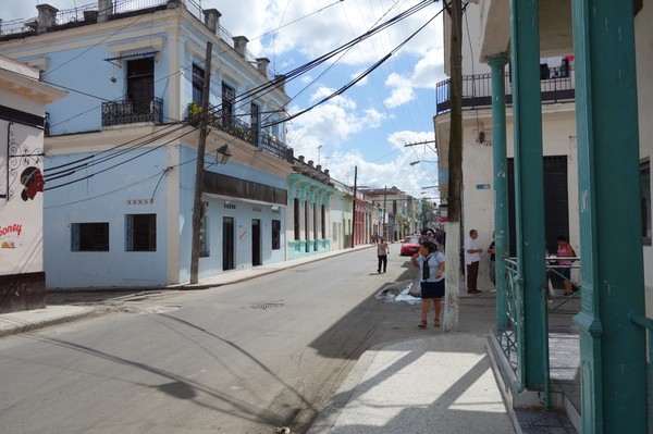 Gatuscen i stadsdelen Regla, Havanna.