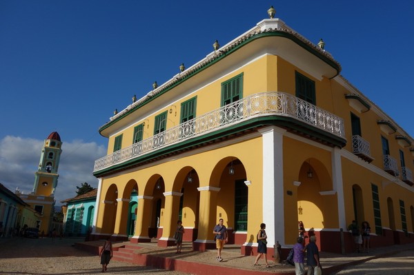 Den magnifika koloniala stadskärnan i Trinidad.