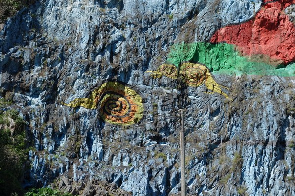 Mural de la Prehistoria, Valle de Viñales.