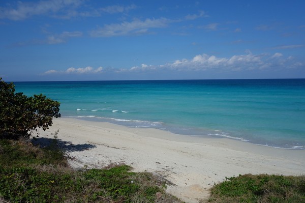 Varaderos vackra strand, östra Varadero.