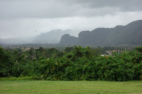 Utsikt från hotell La Ermita, Viñales.