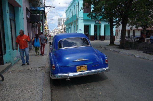 Gatuscen i stadsdelen Regla, Havanna.