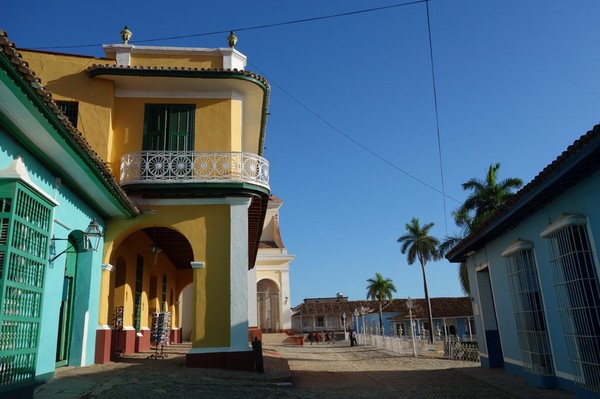 Den magnifika koloniala stadskärnan i Trinidad.