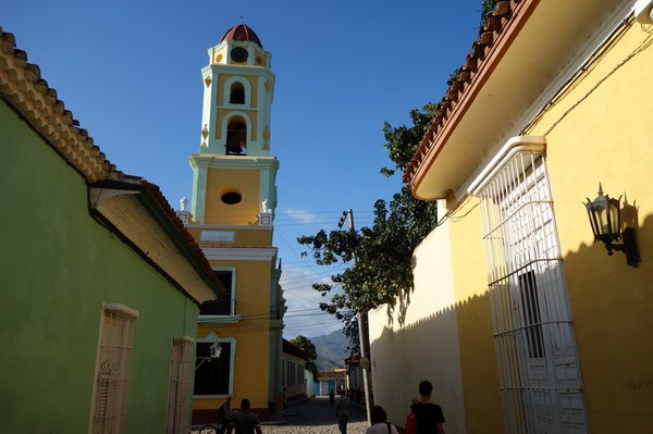 Den magnifika koloniala stadskärnan i Trinidad.