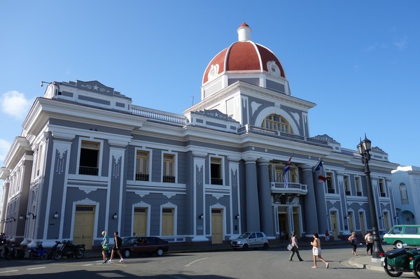 Casa del Fundador vid Parque José Martí, Cienfuegos.