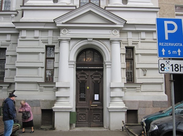 Entrén till The Museum Of Genocide Victims, Vilnius.