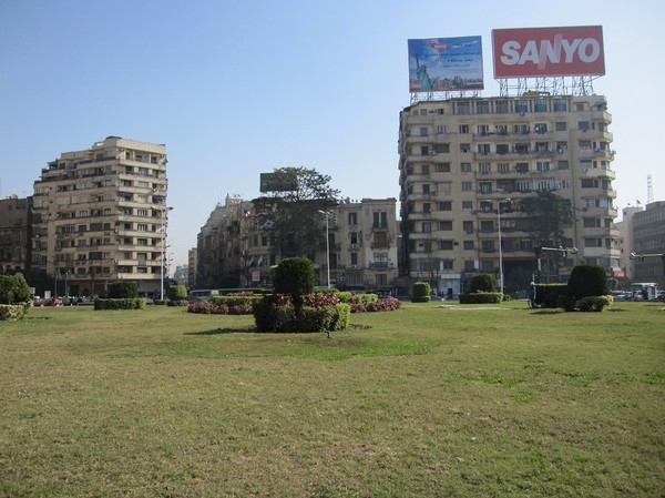 Tahrirtorget (Befrielsetorget), centrala Kairo.