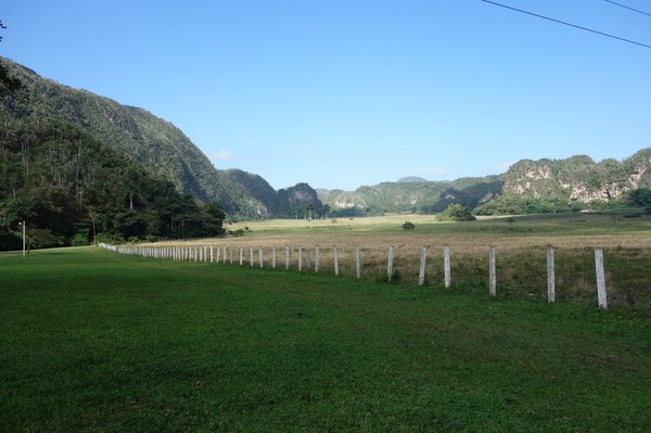 Naturen längs vägen, Valle de San Vicente.