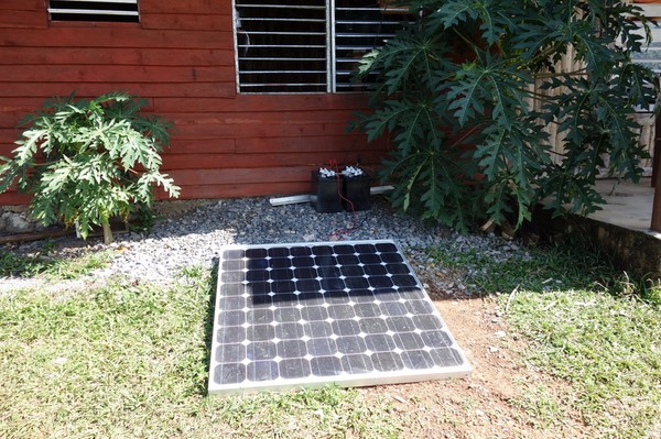 Alstrande av solenergi i Valle de Viñales.