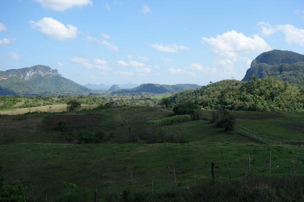 Utsikt över Valle de Palmarito, Valle de Viñales.