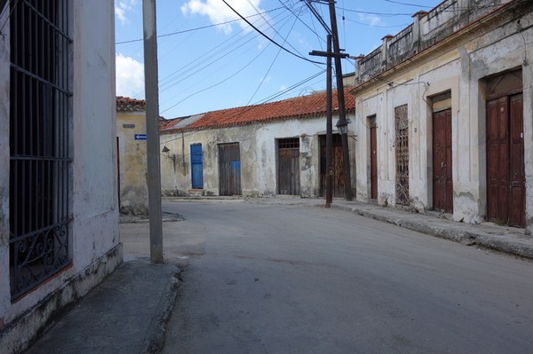 Gatuscen i stadsdelen Regla, Havanna.