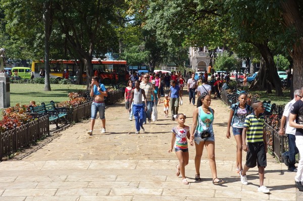 Parque de la Fraternindad, Centro Habana, Havanna.